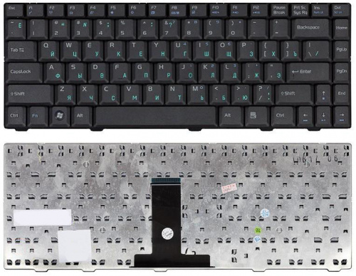 Клавиатура для ноутбука Asus F80 X82 X85 X88 F81 F81S F83SE черная Клавиатура для ноутбука Asus F80 X82 X85 X88 F81 F81S F83SE черная
