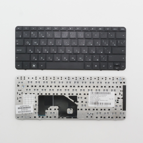 Клавиатура для ноутбука HP Mini 210-1000 черная Клавиатура для ноутбука HP Mini 210-1000 черная