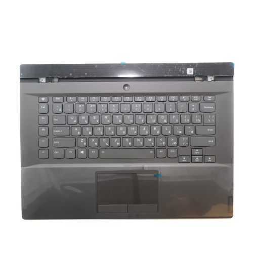 Клавиатура для ноутбука Lenovo Y740-15ICHg серая с серым топкейсом