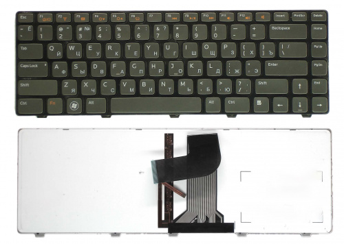 Клавиатура для ноутбука Dell XPS 15 L502X N4110 M5040 N5050 N5040 черная с подсветкой Клавиатура для ноутбука Dell XPS 15 L502X N4110 M5040 N5050 N5040 черная с подсветкой