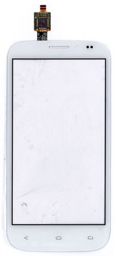 Сенсорное стекло (тачскрин) для Fly IQ4404 Spark белое Сенсорное стекло (тачскрин) для Fly IQ4404 Spark белое