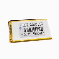 Аккумулятор для планшета 3.7v 3500mAh (100x60x3 мм )