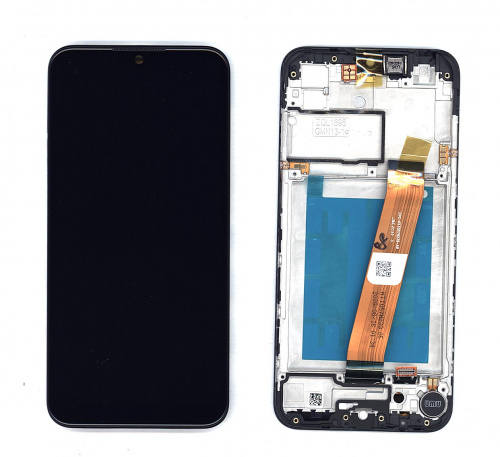 Модуль (матрица + тачскрин) для Samsung Galaxy M01 SM-M015 черный с рамкой Модуль (матрица + тачскрин) для Samsung Galaxy M01 SM-M015 черный с рамкой