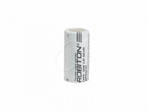 Robiton Аккумулятор Robiton 16340, CR-123A, CR123 без защиты (450mAh)