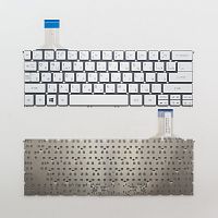 Клавиатура для ноутбука Acer Aspire P3-171 серебристая без рамки