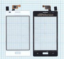 Сенсорное стекло (тачскрин) для LG Optimus L5 E610 E612 белое