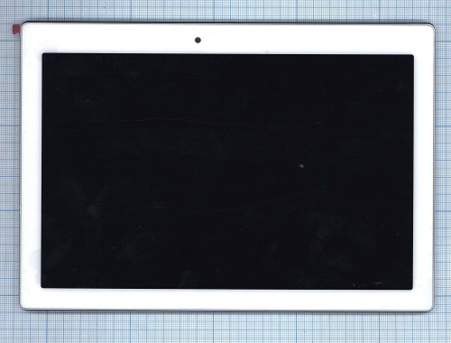 Модуль (матрица + тачскрин) для Lenovo Tab 2 A10-70 белый с рамкой