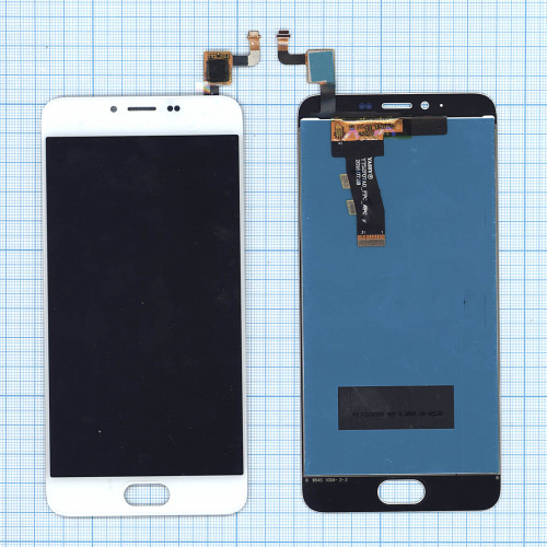 Модуль (матрица + тачскрин) для Meizu M5 белый Модуль (матрица + тачскрин) для Meizu M5 белый