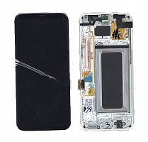 Модуль (матрица + тачскрин) для Samsung Galaxy S8 Plus SM-G955F черный c серебристой рамкой