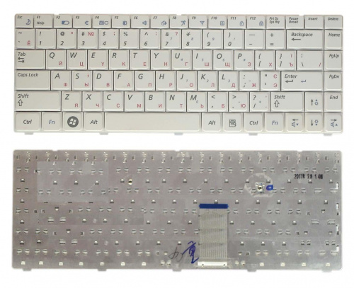 Клавиатура для ноутбука Samsung R420 R418 R423 R425 R428 R429 R469 RV410 RV408 белая