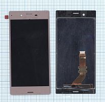 Модуль (матрица + тачскрин) для Sony Xperia XZ (F8332) розовый