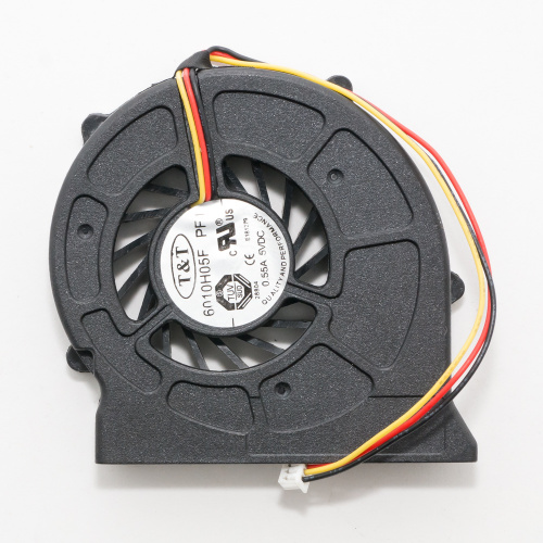 Вентилятор для ноутбука MSI A6200, CR500, CR600, CR620, CR630, EX620, EX623, EX629, EX630, GE600, MS1674, MS1683, MS1674, MS1683, VR630 (6010H05F PF1, P0053981, E32-1700060-TA9, E32-0800220-F05, E32-080027-F05, E32-0900623-TA9, E32-1700074-TA9)