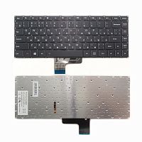 Клавиатура для ноутбука Lenovo U330P черная без рамки, с подсветкой