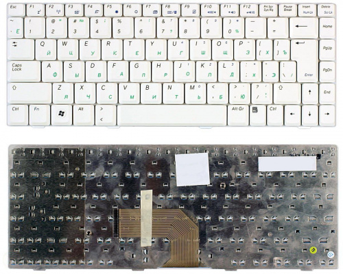 Клавиатура для ноутбука Asus W5 W6 W7 белая Клавиатура для ноутбука Asus W5 W6 W7 белая