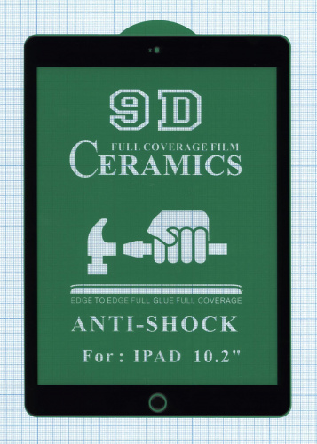 Керамическая пленка (стекло) для iPad 10.2 (2019/2020)  2,5D