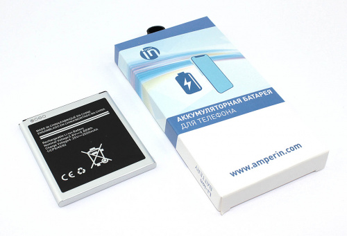 Аккумуляторная батарея Amperin для Samsung Galaxy Grand Prime SM-G530H (EB-BG530BBC) 3.8V 2600mAh