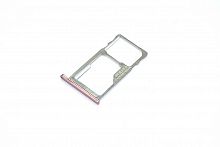 Лоток для SIM-карты Meizu M3s/M3s mini/M3 Note розовый