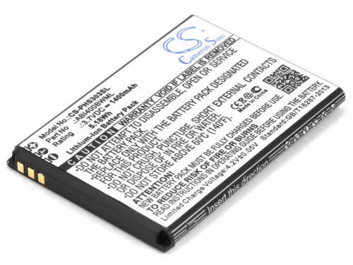 Cameron Sino Аккумулятор для телефона Philips S301, S308 (AB1400BWML)