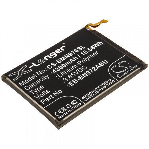 Аккумулятор CS-SMN976SL EB-BN972ABU для Samsung Galaxy Note 10 Plus 3.85V / 4300mAh / 16.56Wh Аккумулятор CS-SMN976SL EB-BN972ABU для Samsung Galaxy Note 10 Plus 3.85V / 4300mAh / 16.56Wh