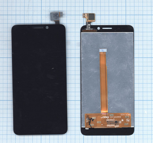 Модуль (матрица + тачскрин) для Alcatel One Touch Idol S 6035R черный