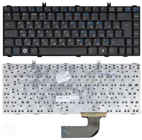 Клавиатура для ноутбука Fujitsu-Siemens Amilo LA1703 черная Клавиатура для ноутбука Fujitsu-Siemens Amilo LA1703 черная