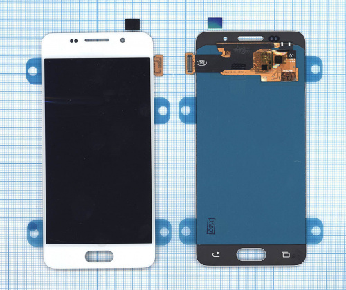 Модуль (матрица + тачскрин) для Samsung Galaxy A3 SM-A310F (2016) OLED белый Модуль (матрица + тачскрин) для Samsung Galaxy A3 SM-A310F (2016) OLED белый