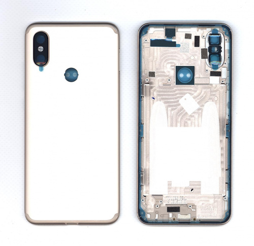 Задняя крышка для Xiaomi Mi 6X Mi A2 золотая Задняя крышка для Xiaomi Mi 6X Mi A2 золотая