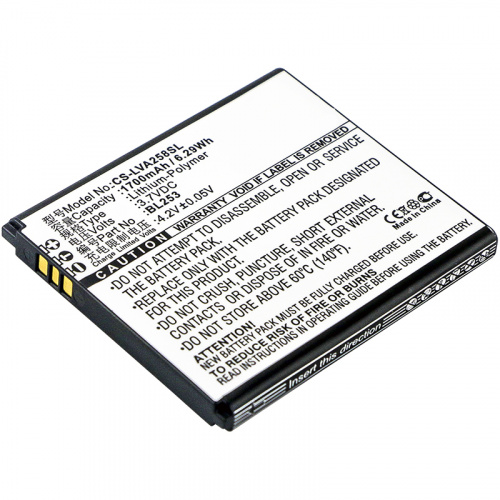 Аккумулятор CS-LVA258SL BL253 для Lenovo A2010/A1000 3.7V / 1700mAh / 6.29Wh Аккумулятор CS-LVA258SL BL253 для Lenovo A2010/A1000 3.7V / 1700mAh / 6.29Wh