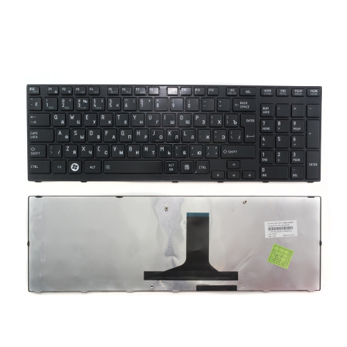 Клавиатура для ноутбука Toshiba A660 черная с черной рамкой (версия 2) Клавиатура для ноутбука Toshiba A660 черная с черной рамкой (версия 2)