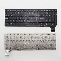 Клавиатура для ноутбука Sony Vaio VPC-SE черная без рамки