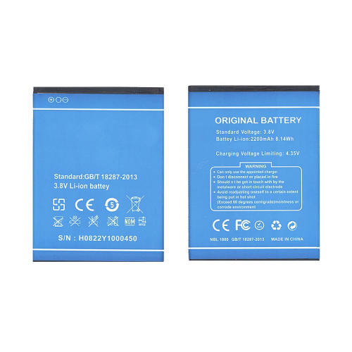 Аккумуляторная батарея Y100 для Doogee Valencia 2, Y100, Y100 Pro 2200mAh 3,8V Аккумуляторная батарея Y100 для Doogee Valencia 2, Y100, Y100 Pro 2200mAh 3,8V