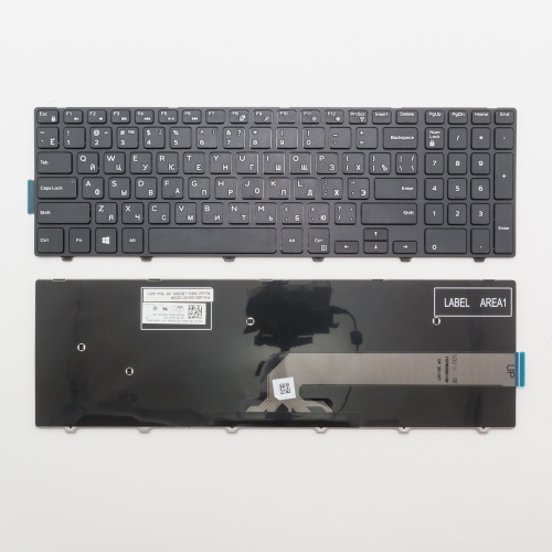 Клавиатура для ноутбука Dell Inspiron 15-5000 черная (Тип 1) Клавиатура для ноутбука Dell Inspiron 15-5000 черная (Тип 1)