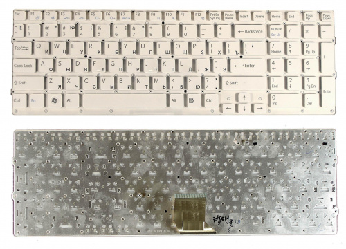 Клавиатура для ноутбука Sony Vaio VPCCB VPC-CB VPC-CB17 белая Клавиатура для ноутбука Sony Vaio VPCCB VPC-CB VPC-CB17 белая