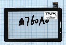 Сенсорное стекло (тачскрин) FPC-0760A0-V01 черное