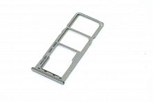 Лоток для SIM-карты Samsung Galaxy A20/A30/A50/A70 (A205F/A305/A505/A705F) серебристый