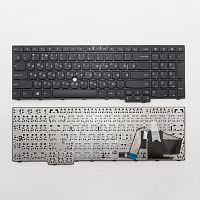 Клавиатура для ноутбука Lenovo Thinkpad Edge E550 черная с рамкой, со стиком