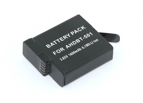 Аккумуляторная батарея AABAT-001 для видеокамеры GoPro HERO 5, 6, 7 3.85V 1600mAh Li-ion Аккумуляторная батарея AABAT-001 для видеокамеры GoPro HERO 5, 6, 7 3.85V 1600mAh Li-ion